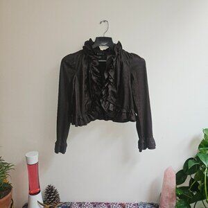 INC Brown shrug Large